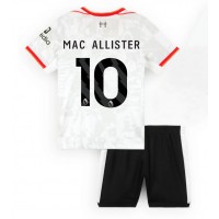 Maglia Calcio Liverpool Alexis Mac Allister #10 Terza Divisa Bambino 2024-25 Manica Corta (+ pantaloncini)